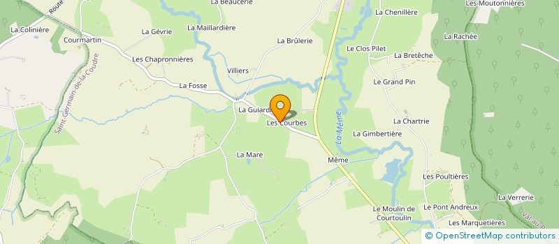 localisation de l'entreprise MONSIEUR OLIVIER GAUTREAU à SAINT-GERMAIN-DE-LA-COUDRE