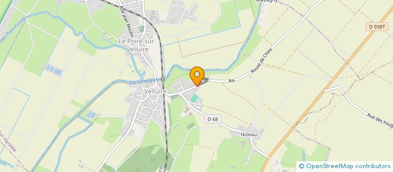 localisation de l'entreprise MONSIEUR OLIVIER GAUTRON  LES VELLUIRE-SUR-VENDEE