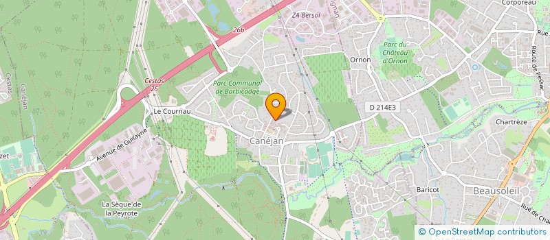 localisation de l'entreprise MONSIEUR OLIVIER GAY  CANEJAN