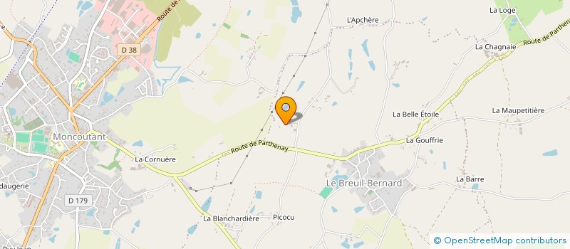 localisation de l'entreprise MONSIEUR OLIVIER GAZEAU à MONCOUTANT-SUR-SEVRE