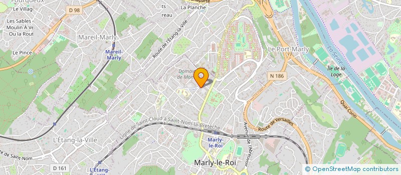 localisation de l'entreprise MONSIEUR OLIVIER GEFFROY  MARLY-LE-ROI