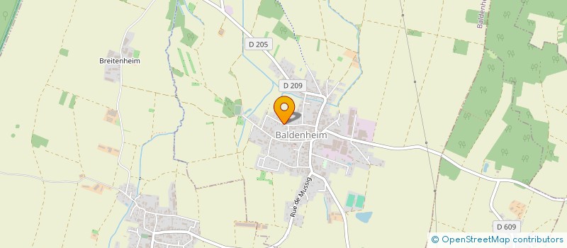 localisation de l'entreprise MONSIEUR OLIVIER GEISER  BALDENHEIM