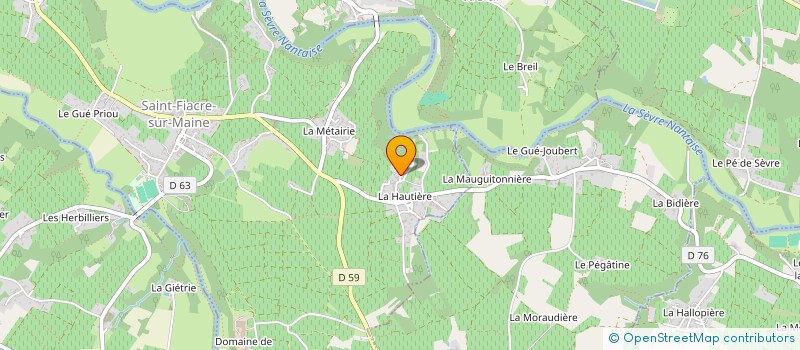 localisation de l'entreprise MONSIEUR OLIVIER GENEL  SAINT-FIACRE-SUR-MAINE