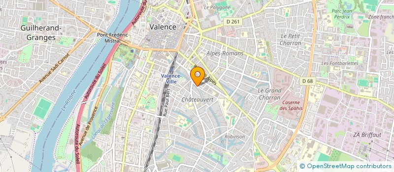 localisation de l'entreprise MONSIEUR OLIVIER GENEVEST à VALENCE