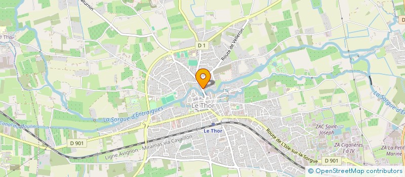 localisation de l'entreprise MONSIEUR OLIVIER GENNESSON à LE THOR
