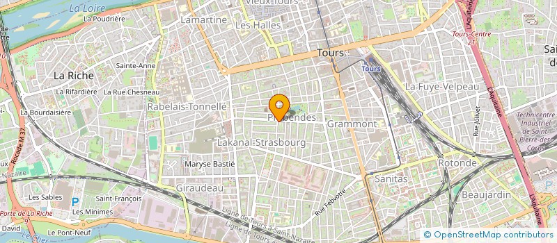 localisation de l'entreprise MONSIEUR OLIVIER GENRE  TOURS