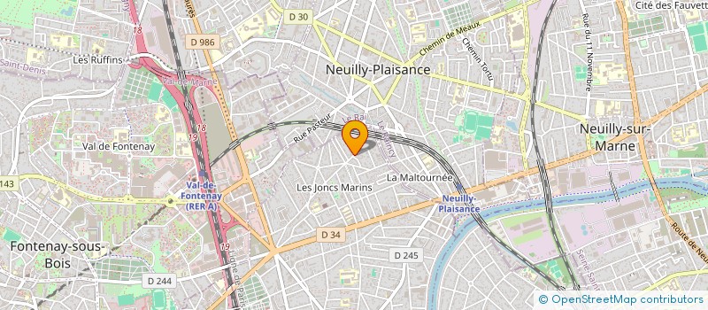 localisation de l'entreprise MONSIEUR OLIVIER GEOFFROY à LE PERREUX-SUR-MARNE