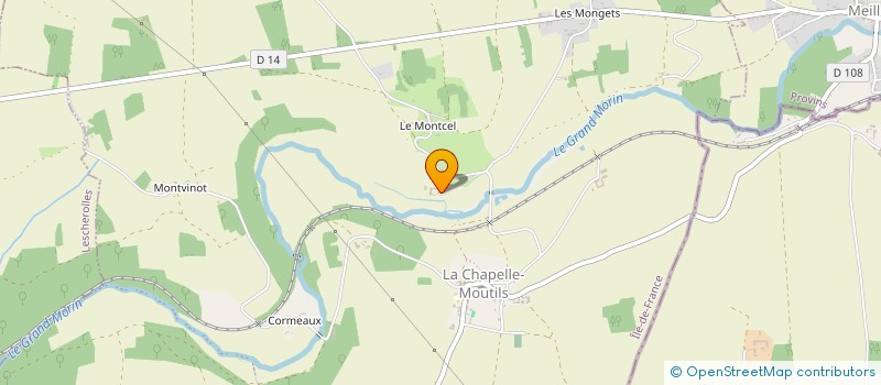 localisation de l'entreprise MONSIEUR OLIVIER GEORGE  LA CHAPELLE-MOUTILS