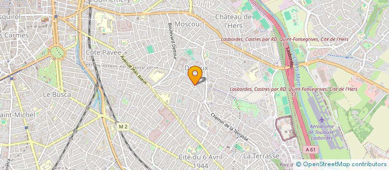 localisation de l'entreprise MONSIEUR OLIVIER GEORGES  TOULOUSE