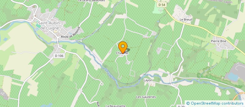 localisation de l'entreprise MONSIEUR OLIVIER GERAL  VAL-DU-LAYON