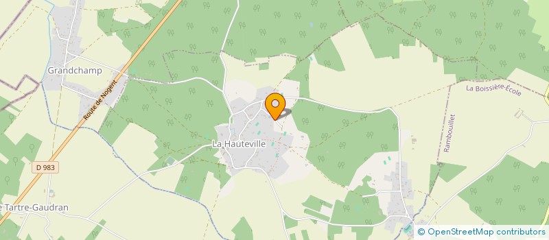 localisation de l'entreprise MONSIEUR OLIVIER GERARD  LA HAUTEVILLE