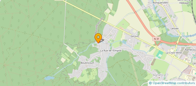 localisation de l'entreprise MONSIEUR OLIVIER GERET  AGNETZ