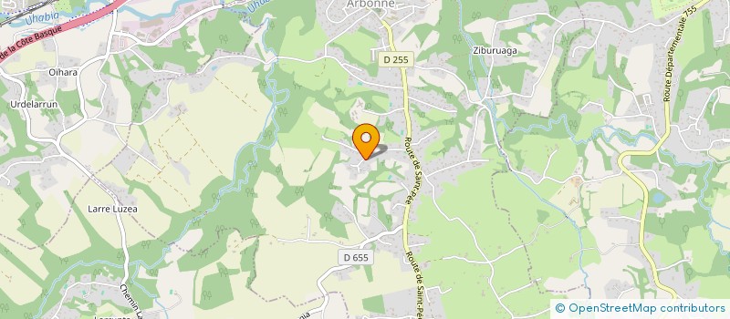 localisation de l'entreprise MONSIEUR OLIVIER GERVAIS  ARBONNE