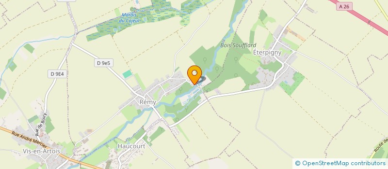 localisation de l'entreprise MONSIEUR OLIVIER GEST  REMY