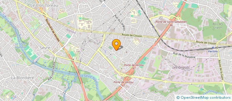 localisation de l'entreprise MONSIEUR OLIVIER GESTER  VERTOU