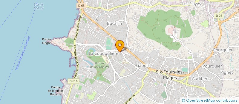 localisation de l'entreprise MONSIEUR OLIVIER GHNASSIA  SIX-FOURS-LES-PLAGES