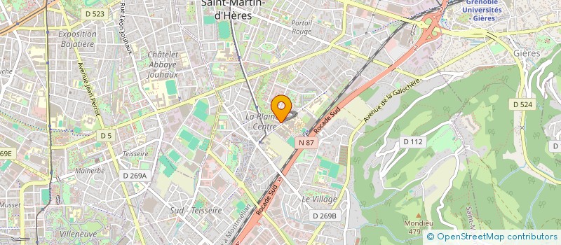 localisation de l'entreprise MONSIEUR OLIVIER GIANNELLI à SAINT-MARTIN-D'HERES