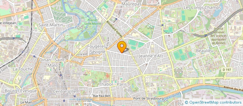 localisation de l'entreprise MONSIEUR OLIVIER GIBOIRE  RENNES