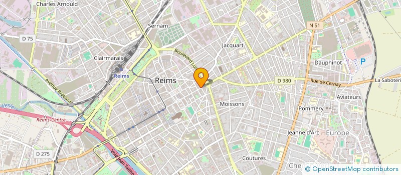 localisation de l'entreprise MONSIEUR OLIVIER GILARDEAU  REIMS
