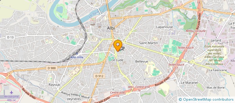 localisation de l'entreprise MONSIEUR OLIVIER GILBERT à ALBI