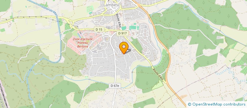 localisation de l'entreprise MONSIEUR OLIVIER GILIBERTO  LAMBESC