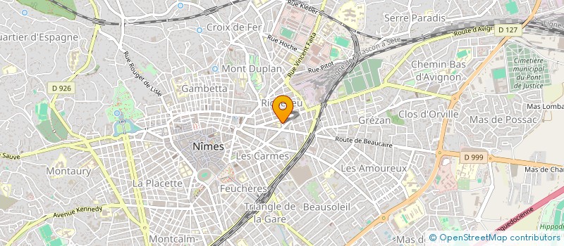 localisation de l'entreprise MONSIEUR OLIVIER GILLES à NIMES