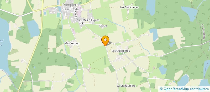 localisation de l'entreprise MONSIEUR OLIVIER GILLET à DOMPIERRE-SUR-VEYLE