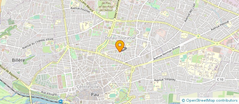 localisation de l'entreprise MONSIEUR OLIVIER GILLIOT à PAU