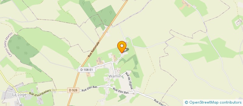localisation de l'entreprise MONSIEUR OLIVIER GILNAITS  WAMIN