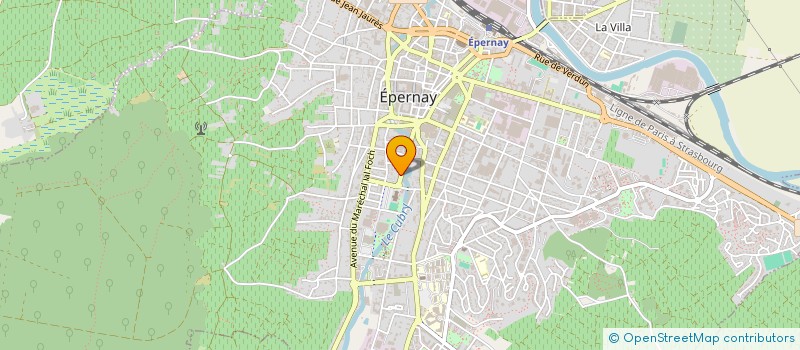 localisation de l'entreprise MONSIEUR OLIVIER GIMONNET  EPERNAY