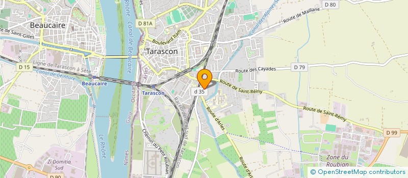 localisation de l'entreprise MONSIEUR OLIVIER GIRAN  CHATEAURENARD