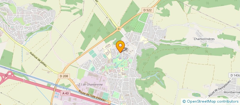 localisation de l'entreprise MONSIEUR OLIVIER GIRARD  BOURGOIN-JALLIEU