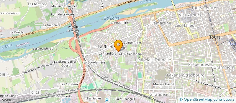 localisation de l'entreprise MONSIEUR OLIVIER GIRARD  LA RICHE