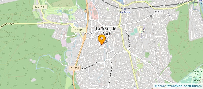 localisation de l'entreprise MONSIEUR OLIVIER GIRAUDEAU à LA TESTE-DE-BUCH