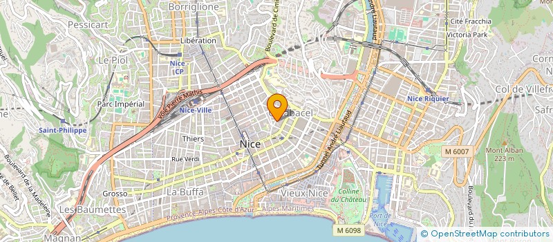 localisation de l'entreprise MONSIEUR OLIVIER GIRAUDO  NICE