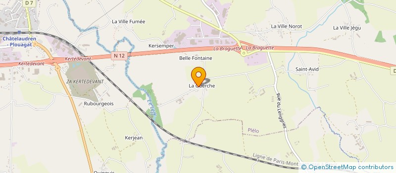 localisation de l'entreprise MONSIEUR OLIVIER GIRIOU  LANRODEC