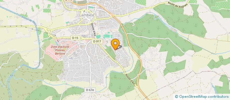 localisation de l'entreprise MONSIEUR OLIVIER GIUDICI  LAMBESC