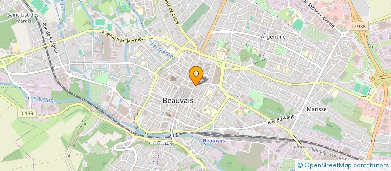 localisation de l'entreprise MONSIEUR OLIVIER GOBERT  BEAUVAIS