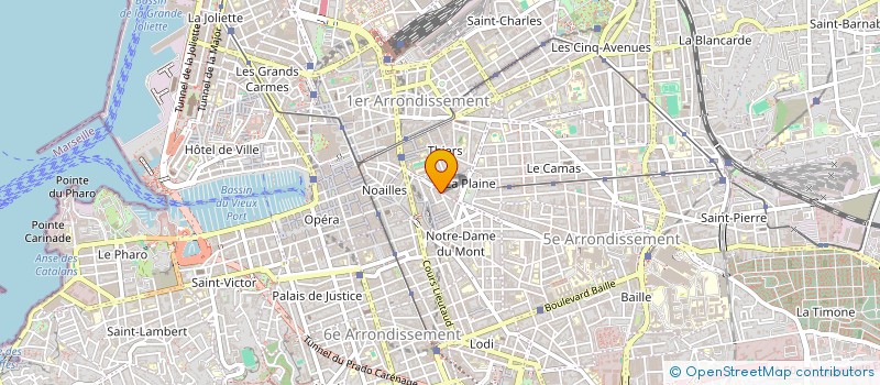 localisation de l'entreprise MONSIEUR OLIVIER GODARD à MARSEILLE