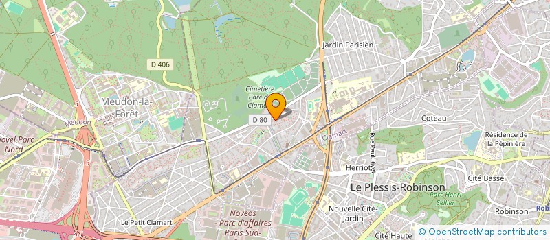 localisation de l'entreprise MONSIEUR OLIVIER GOMBERT à CLAMART