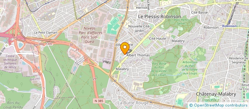 localisation de l'entreprise MONSIEUR OLIVIER GOMES à LE PLESSIS-ROBINSON