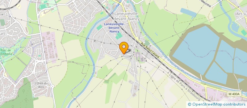 localisation de l'entreprise MONSIEUR OLIVIER GOMEZ  LANEUVEVILLE-DEVANT-NANCY