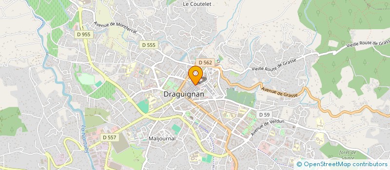 localisation de l'entreprise MONSIEUR OLIVIER GONDRY à DRAGUIGNAN