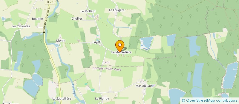 localisation de l'entreprise MONSIEUR OLIVIER GONON  LENT