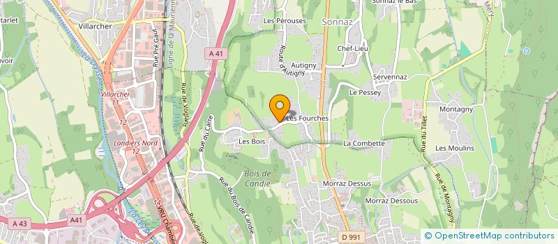 localisation de l'entreprise MONSIEUR OLIVIER GONSOLIN  MONTAGNOLE