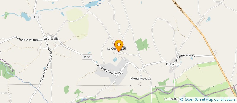 localisation de l'entreprise MONSIEUR OLIVIER GONTHIER à MONTCHEVRIER