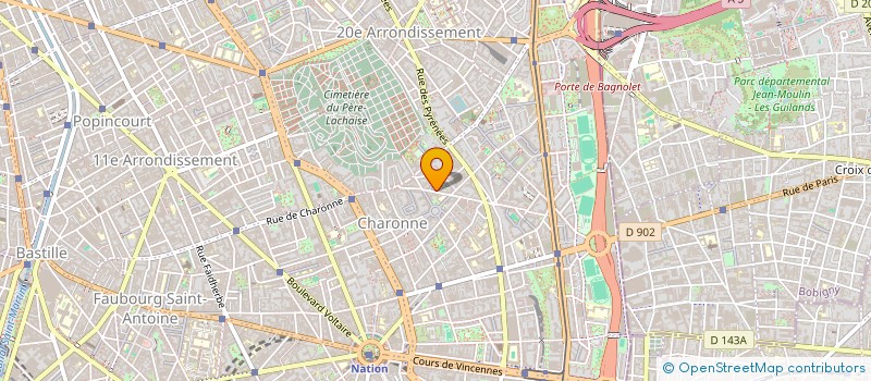 localisation de l'entreprise MONSIEUR OLIVIER GONTIES  PARIS