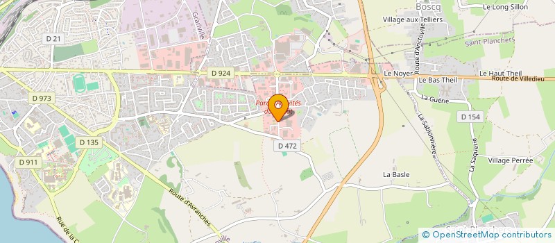 localisation de l'entreprise MONSIEUR OLIVIER GONTRAN  GRANVILLE