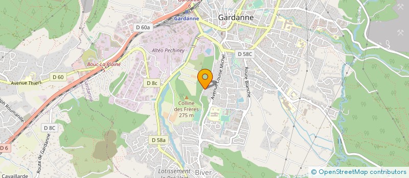 localisation de l'entreprise MONSIEUR OLIVIER GORGODIAN à GARDANNE