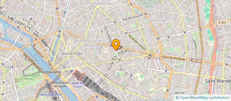 localisation de l'entreprise MONSIEUR OLIVIER GORGUET  PARIS